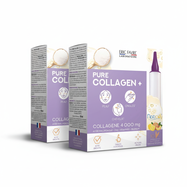 Eric Favre Pure Collagen Pêche citron Lot de 2 x 10 x 15 ml