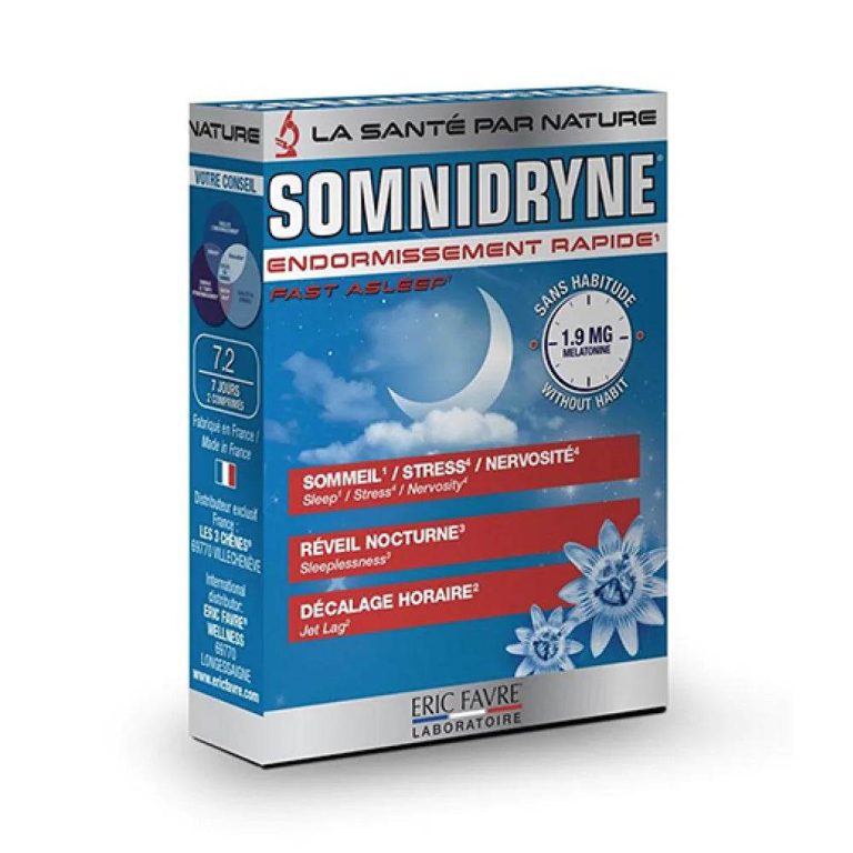 Eric Favre Somnidryne Endormissement rapide 15 comprimés