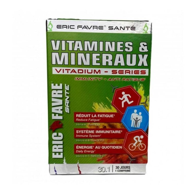 Eric Favre Vitamines & Minéraux 30 comprimés