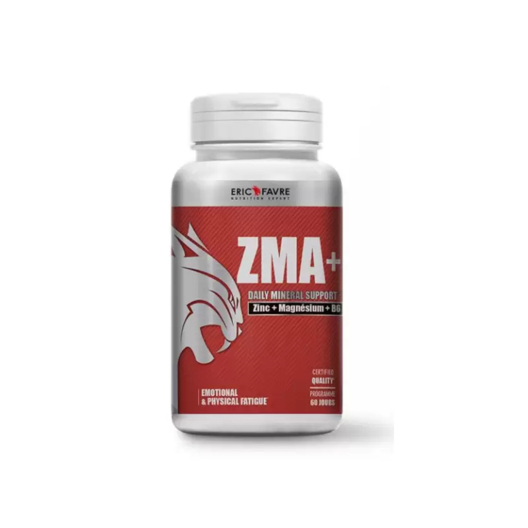 Eric Favre ZMA+ Zinc magnésium vitamine B6 120 capsules