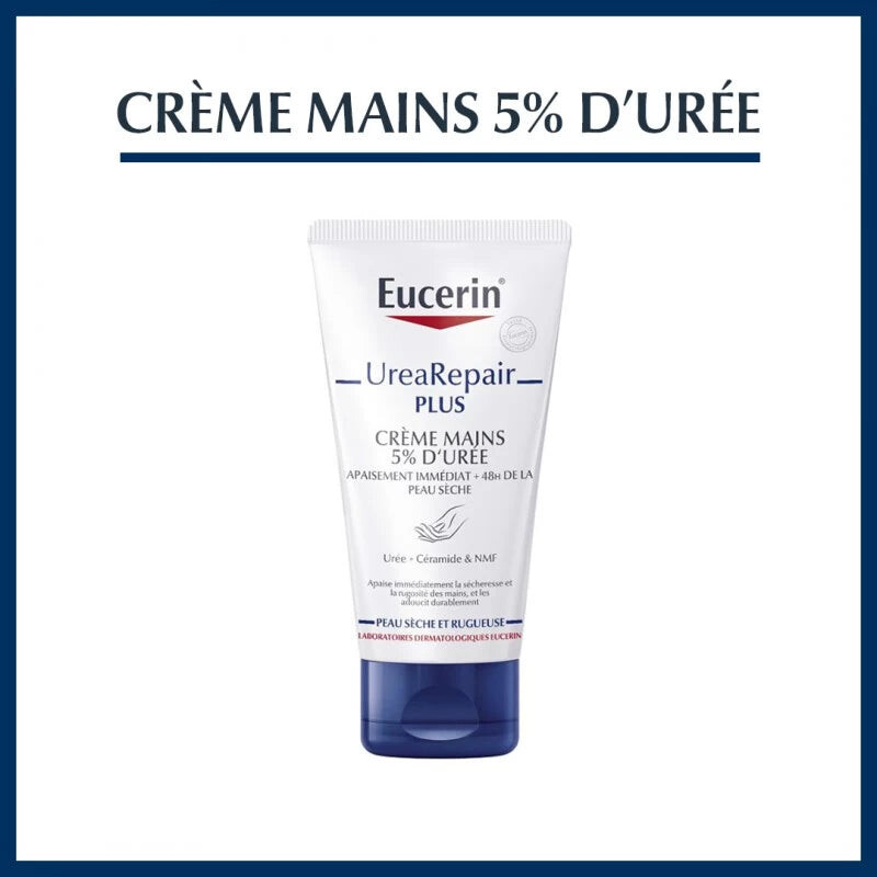 Eucerin Crème mains réparatrice 5 % d'urée 75 ml Eucerin Crème mains réparatrice 5 % d'urée 75 ml