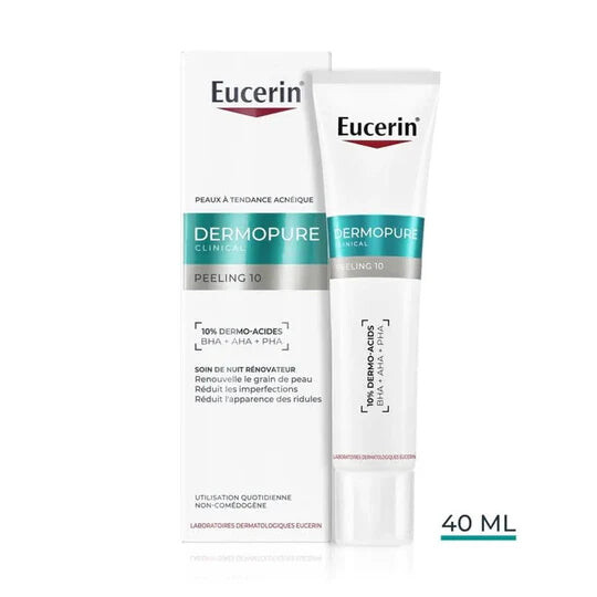 Eucerin DermoPure Clinical Peeling 10 Soin de nuit rénovateur 40 ml Eucerin DermoPure Clinical Peeling 10 Soin de nuit rénovateur 40 ml