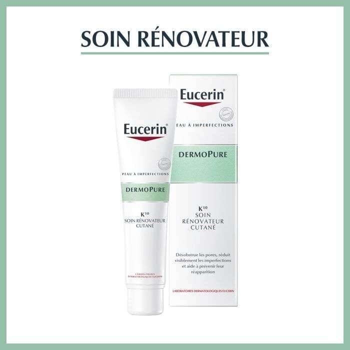 Eucerin DermoPure K10 Soin rénovateur cutané 40 ml Eucerin DermoPure K10 Soin rénovateur cutané 40 ml