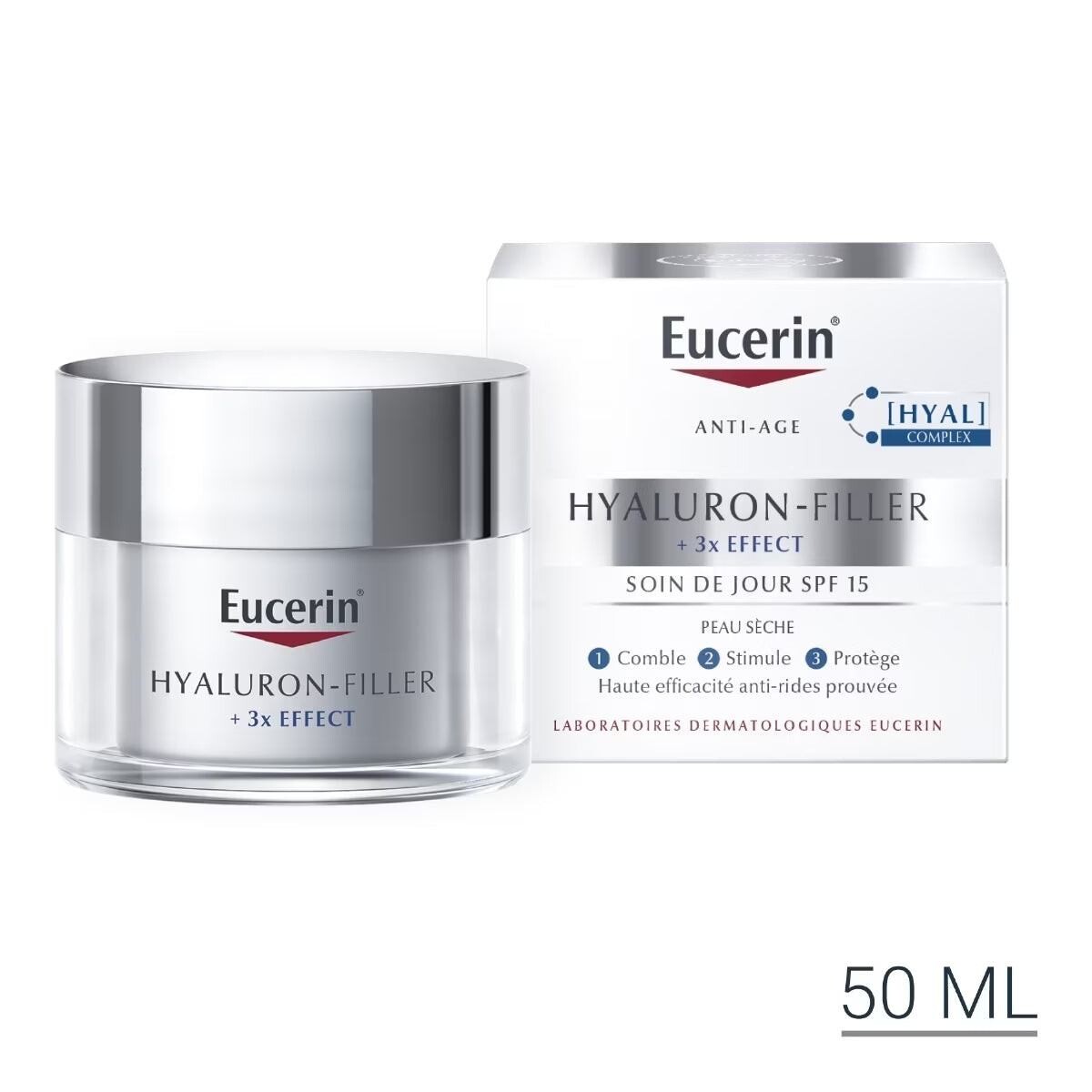 Eucerin Hyaluron-Filler 3x Effect Soin de nuit 50 ml Eucerin Hyaluron-Filler 3x Effect Soin de nuit 50 ml