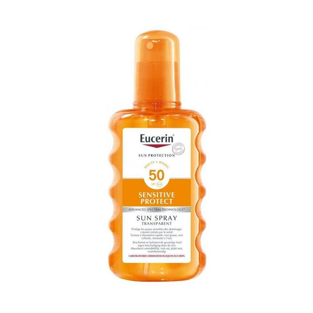 Eucerin Sun Sensitive Protect Spray transparent SPF50 200 ml Eucerin Sun Sensitive Protect Spray transparent SPF50 200 ml