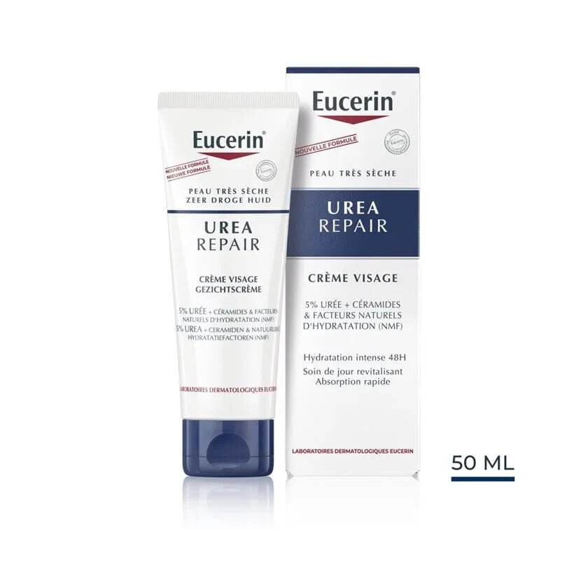 Eucerin UreaRepair Crème visage 5 % d'urée 50 ml Eucerin UreaRepair Crème visage 5 % d'urée 50 ml
