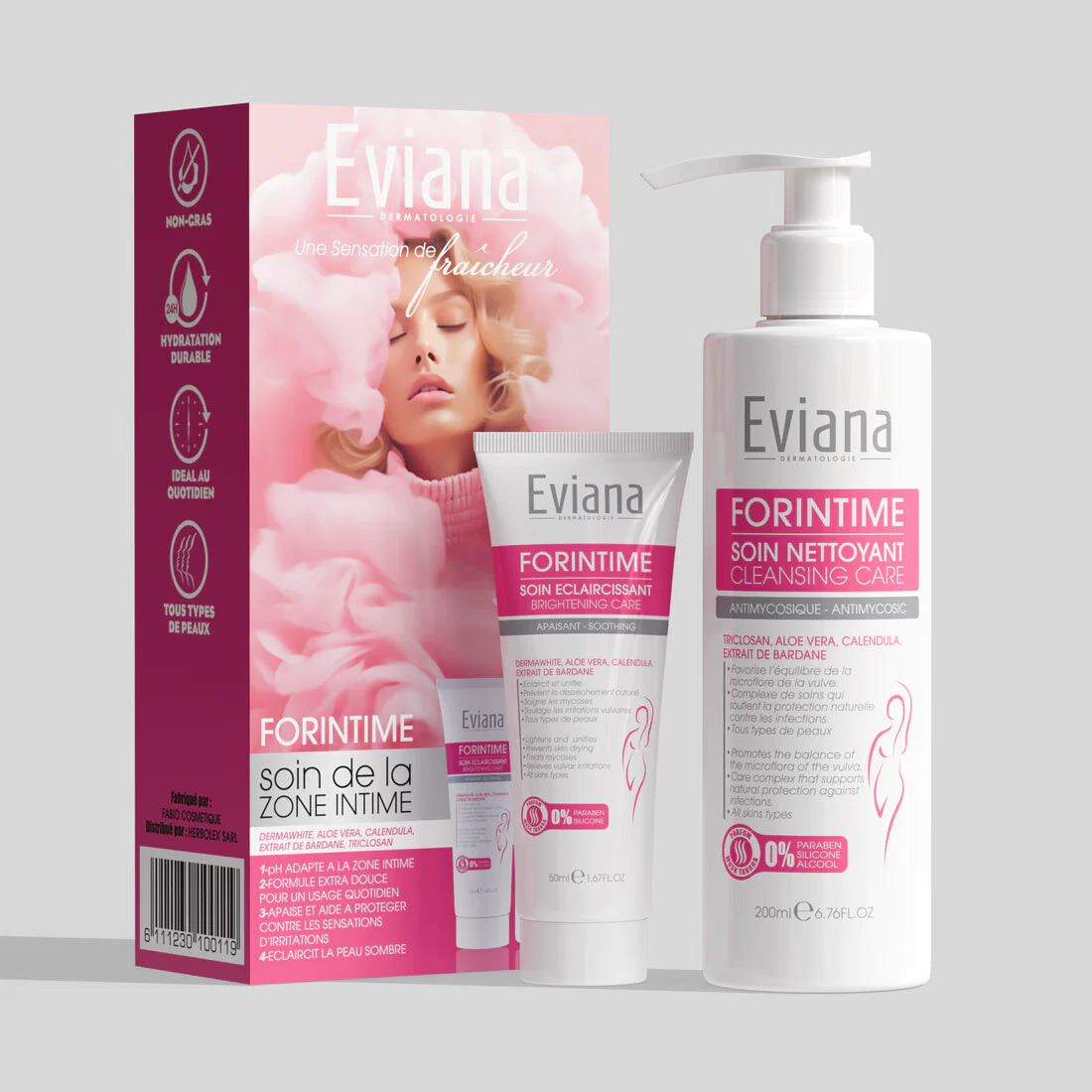 Eviana Forintime Soin intime éclaircissant apaisant 50 ml Eviana Forintime Soin intime éclaircissant apaisant 50 ml