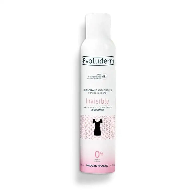 Evoluderm Déodorant Invisible anti-traces 48h 200 ml Evoluderm Déodorant Invisible anti-traces 48h 200 ml
