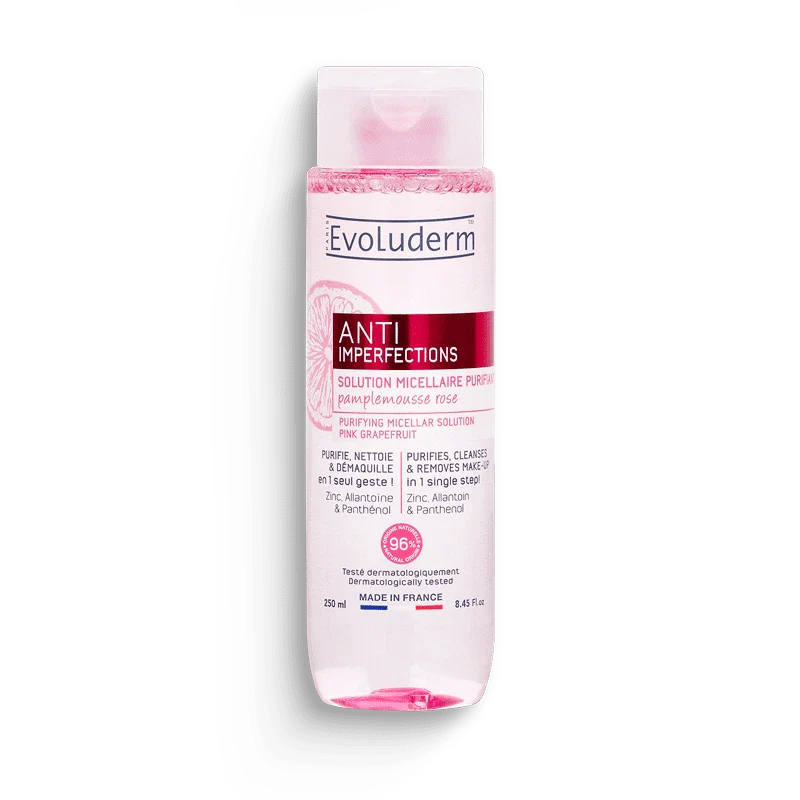 Evoluderm Gel nettoyant purifiant anti-imperfections 250 ml Evoluderm Gel nettoyant purifiant anti-imperfections 250 ml