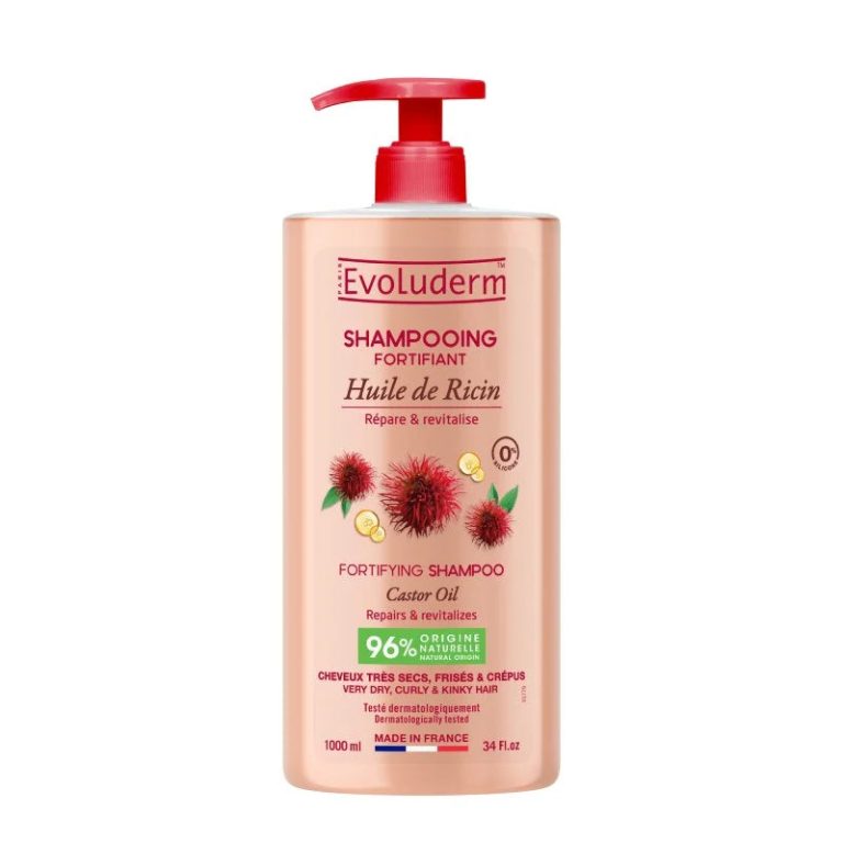 Evoluderm Huile de Ricin Shampooing 1 L