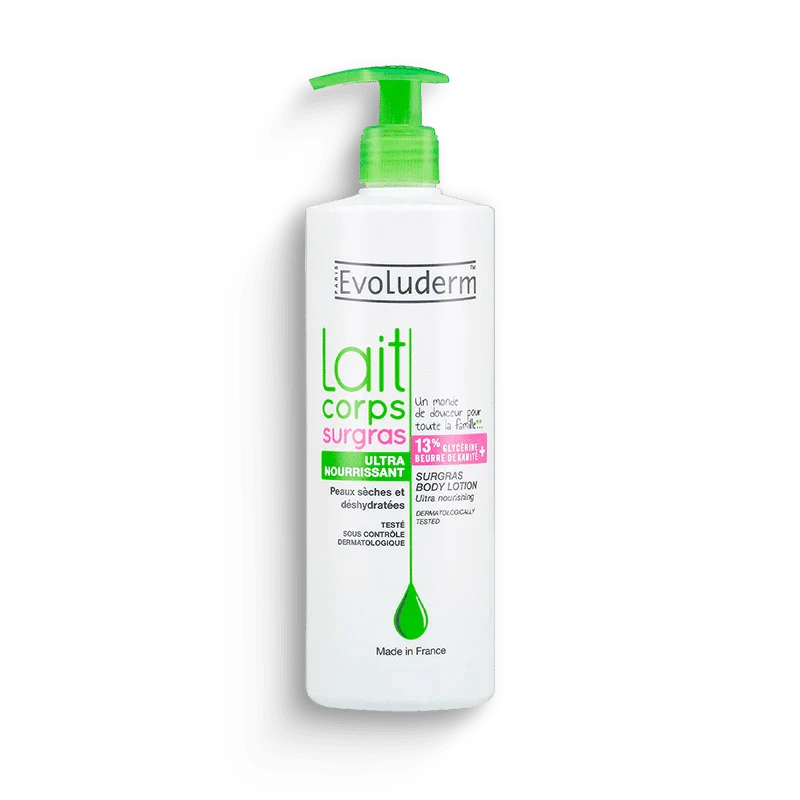 Evoluderm Lait corps surgras 500 ml Evoluderm Lait corps surgras 500 ml
