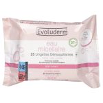 Evoluderm Lingettes démaquillantes micellaires x 25