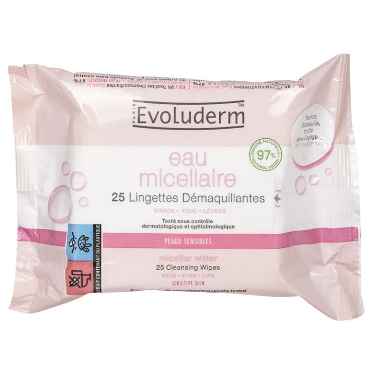Evoluderm Lingettes démaquillantes micellaires x 25