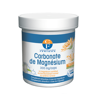Fenioux Carbonate de magnésium 300 mg 200 gélules Fenioux Carbonate de magnésium 300 mg 200 gélules