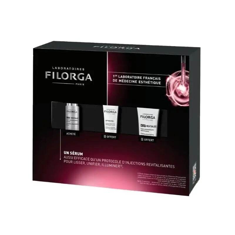 Filorga Coffret NCEF-Revitalize Sérum 30 ml + Crème 15 ml + Optim-Eyes 4 ml Filorga Coffret NCEF-Revitalize Sérum 30 ml + Crème 15 ml + Optim-Eyes 4 ml