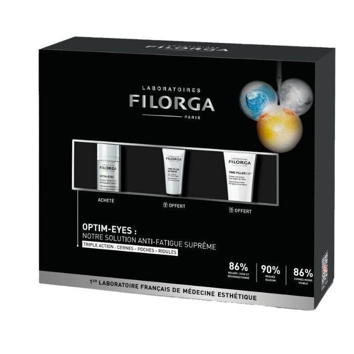 Filorga Coffret Optim-Eyes 15 ml + NCEF-Intensive Sérum + Time-Filler Crème