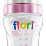 Flori Mix Biberon anti-colique 300 ml Rose