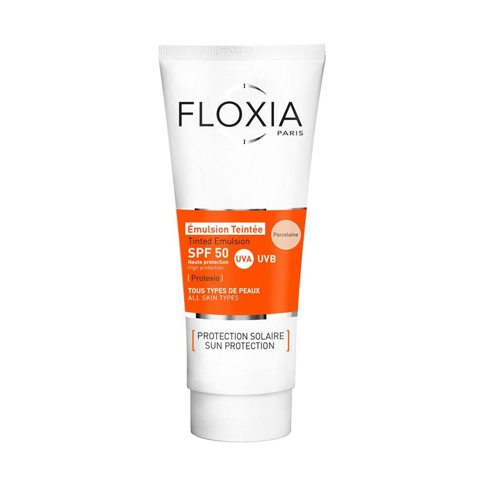 Floxia Écran émulsion teintée porcelaine SPF50 50 ml Floxia Écran émulsion teintée porcelaine SPF50 50 ml