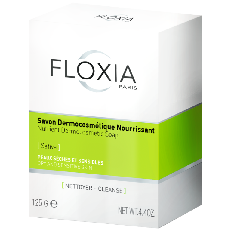 Floxia Sativa Savon dermocosmétique nourrissant 125 g