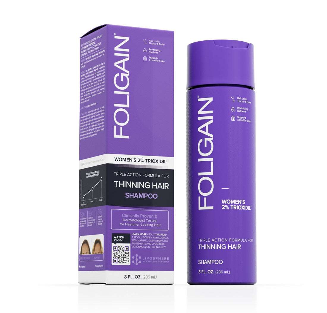 Foligain Triple Action Shampooing anti-chute Trioxidil 2% Femme Foligain Triple Action Shampooing anti-chute Trioxidil 2% Femme