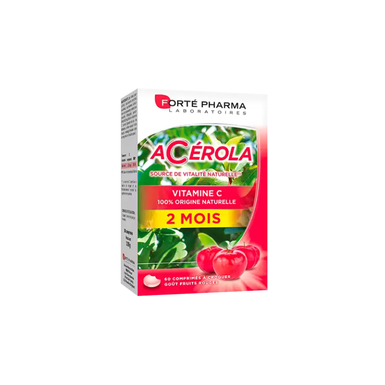 Forté Pharma Énergie Acérola Vitamine C 60 comprimés