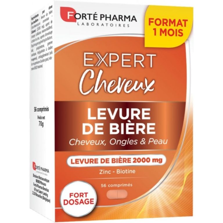 Forté Pharma Expert Cheveux Levure de bière 2000 mg 56 comprimés