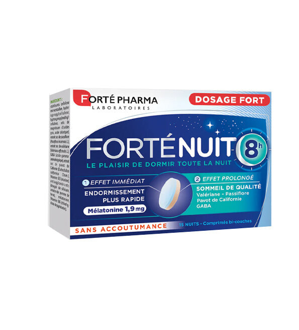Forté Pharma Forté Nuit 8h 15 comprimés Forté Pharma Forté Nuit 8h 15 comprimés