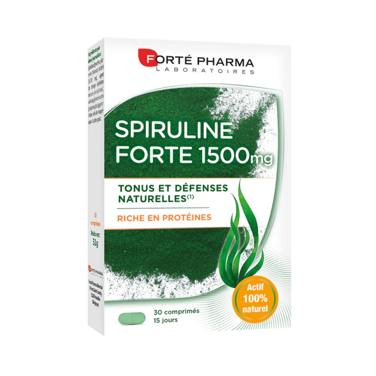 Forté Pharma Spiruline Fort 1500 mg 30 comprimés