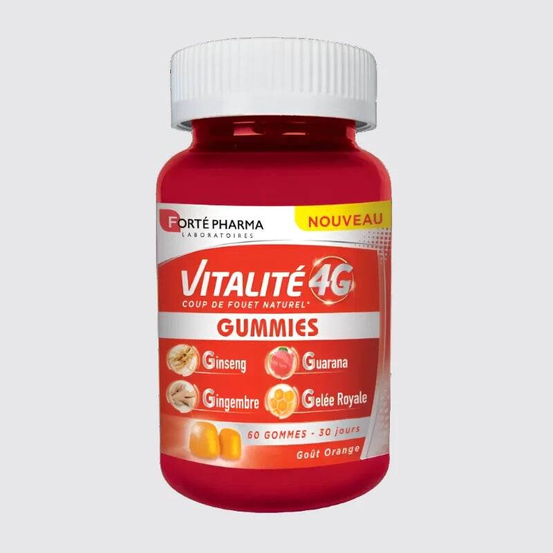 Forté Pharma Vitalité 4G Orange 60 gummies Forté Pharma Vitalité 4G Orange 60 gummies
