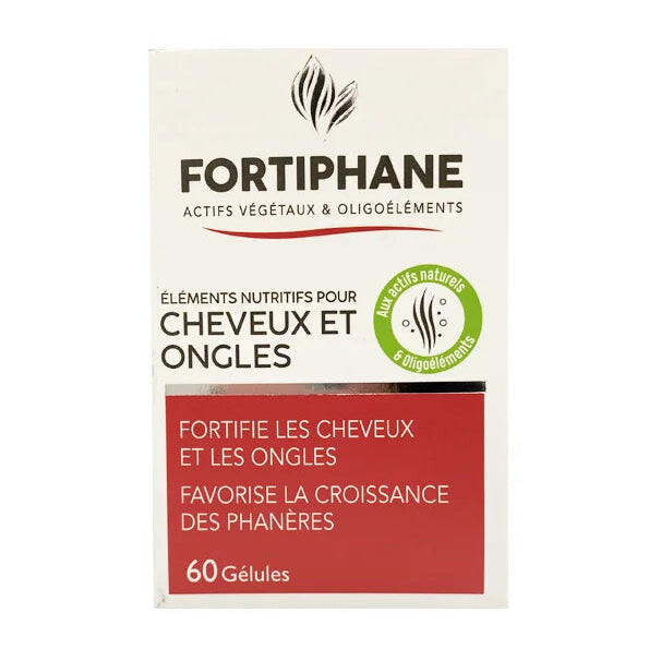 Fortiphane Cheveux fragiles et ongles cassants 60 gélules