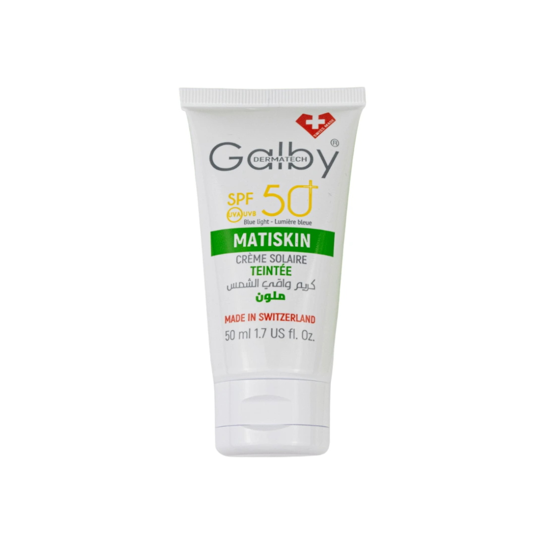 Galby Dermatech Matiskin Crème solaire teintée SPF50+ 50 ml Galby Dermatech Matiskin Crème solaire teintée SPF50+ 50 ml