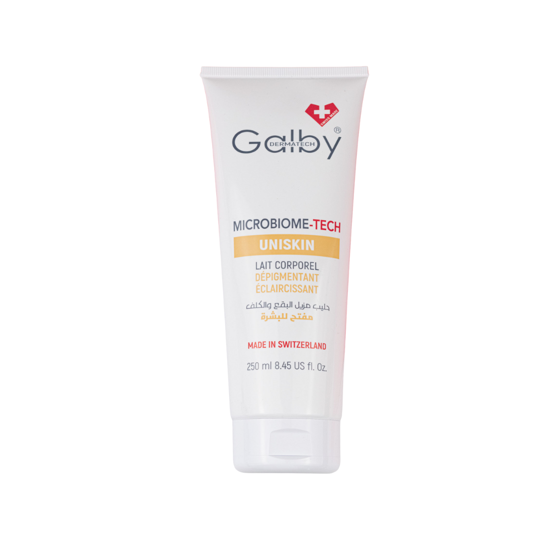 Galby Dermatech Uniskin Lait corporel dépigmentant 250 ml Galby Dermatech Uniskin Lait corporel dépigmentant 250 ml