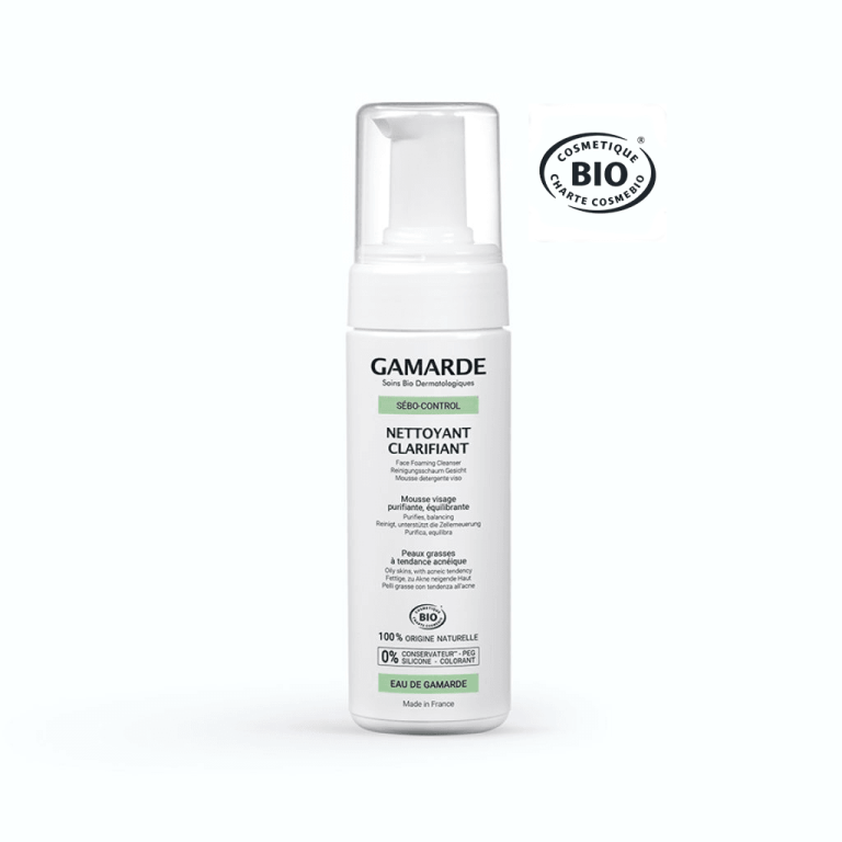Gamarde Mousse nettoyante clarifiante 160 ml