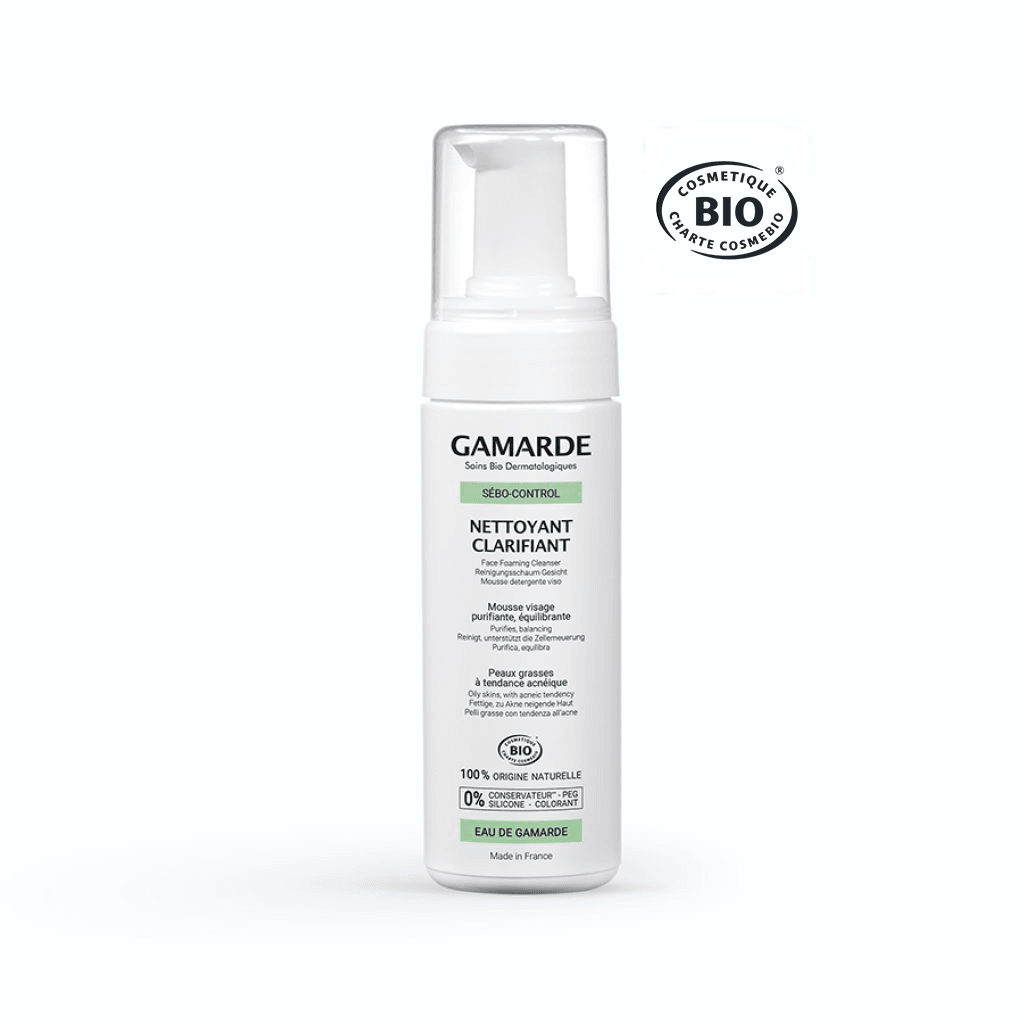 Gamarde Mousse nettoyante clarifiante 160 ml Gamarde Mousse nettoyante clarifiante 160 ml