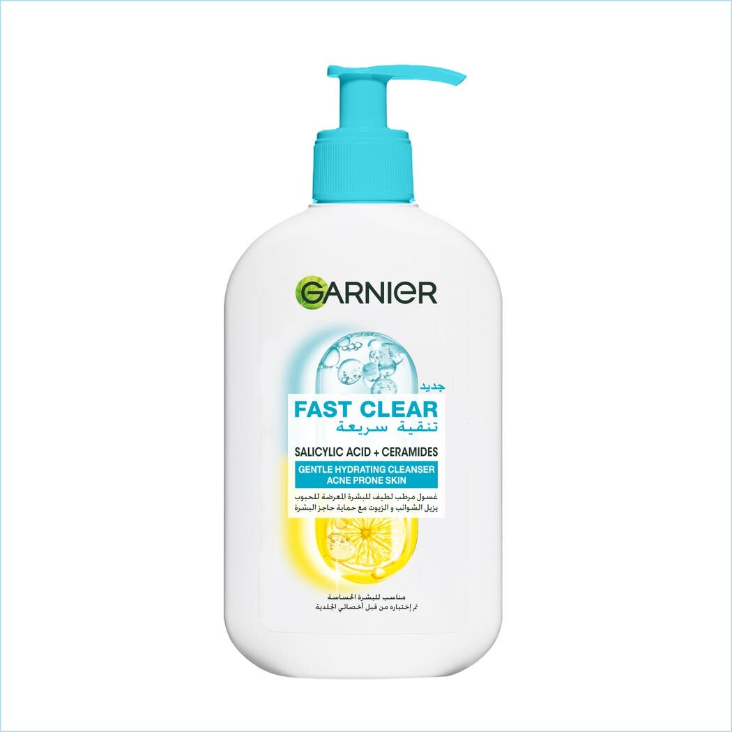 Garnier SkinActive Fast Clear Gentle Cleanser 250 ml Garnier SkinActive Fast Clear Gentle Cleanser 250 ml