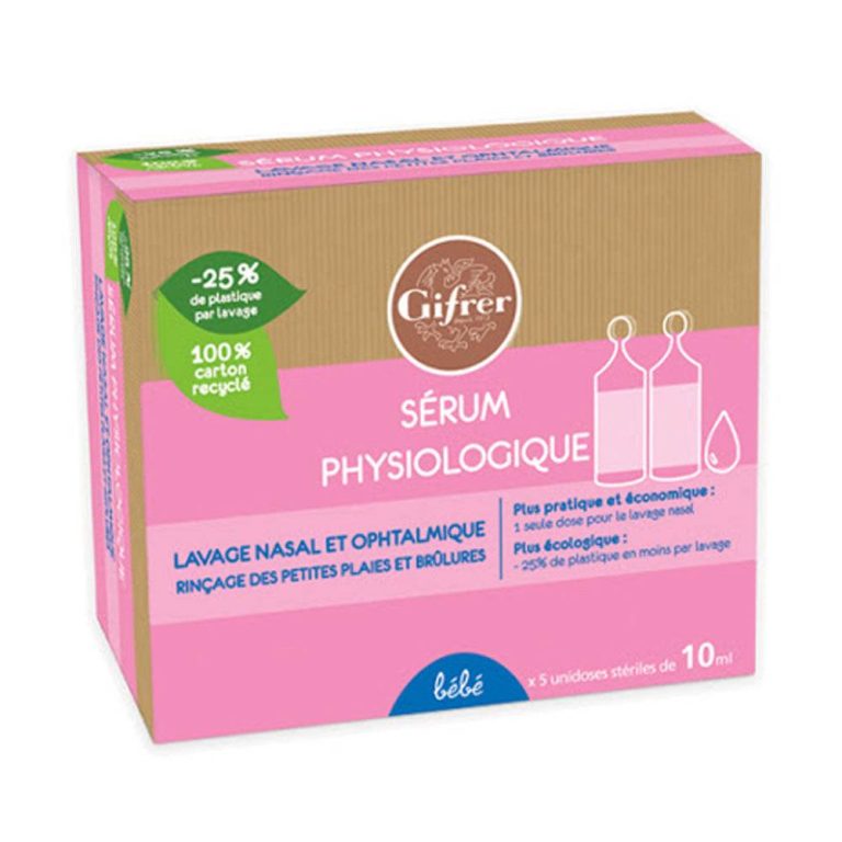 Gifrer Sérum physiologique 5 unidoses
