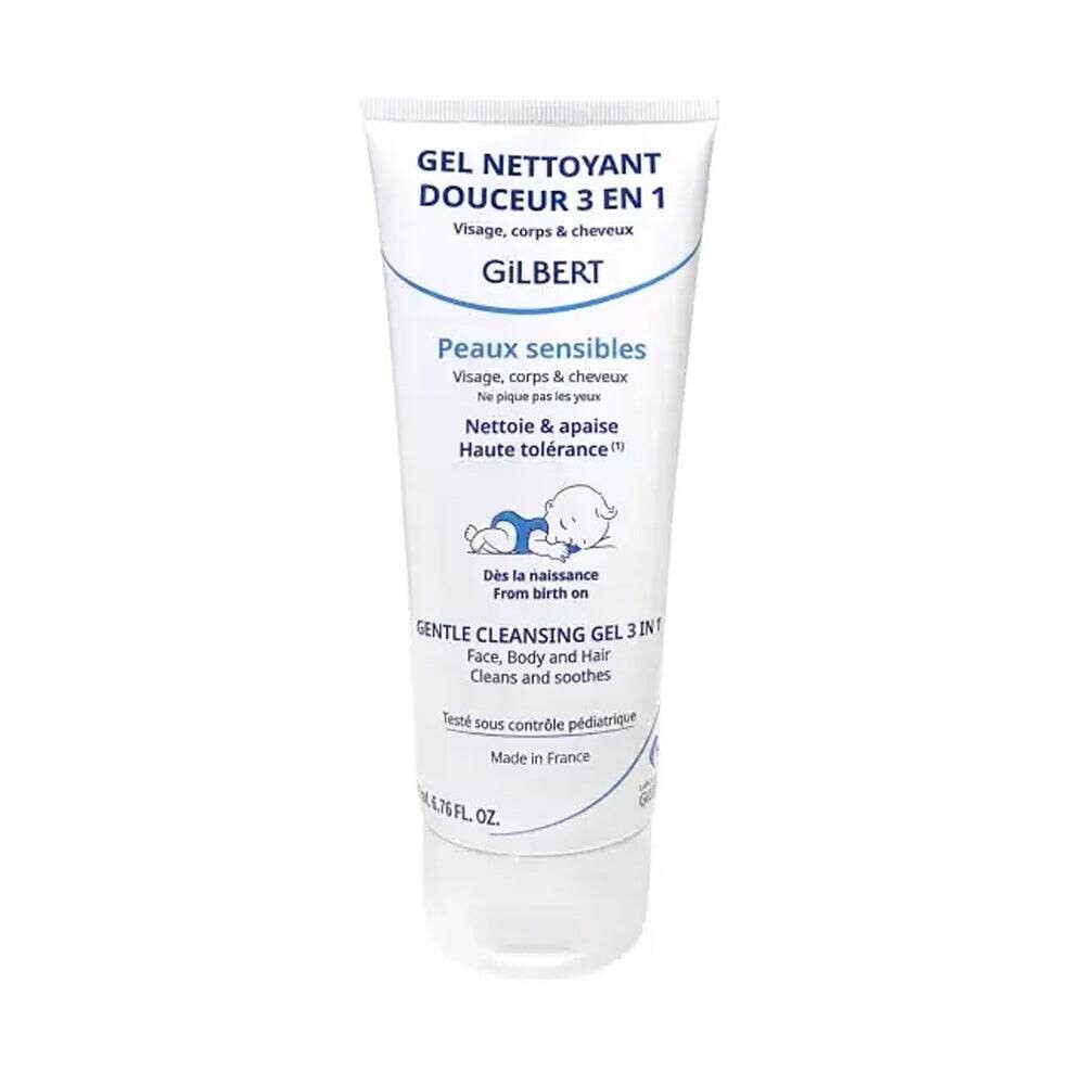 Gilbert Bébé Gel nettoyant douceur 3 en 1