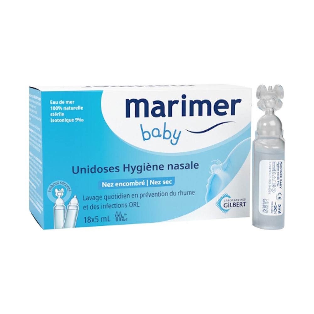 Gilbert Marimer Baby Unidoses hygiène nasale 10 x 5 ml