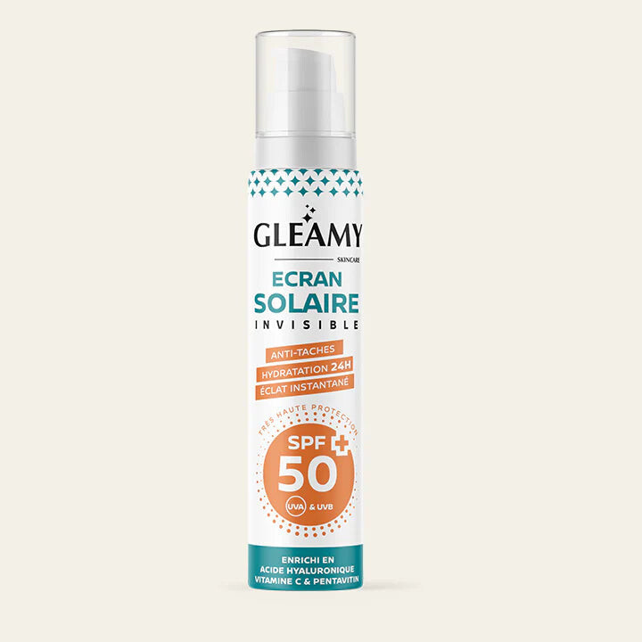 Gleamy Écran solaire invisible SPF50+ 50 ml Gleamy Écran solaire invisible SPF50+ 50 ml
