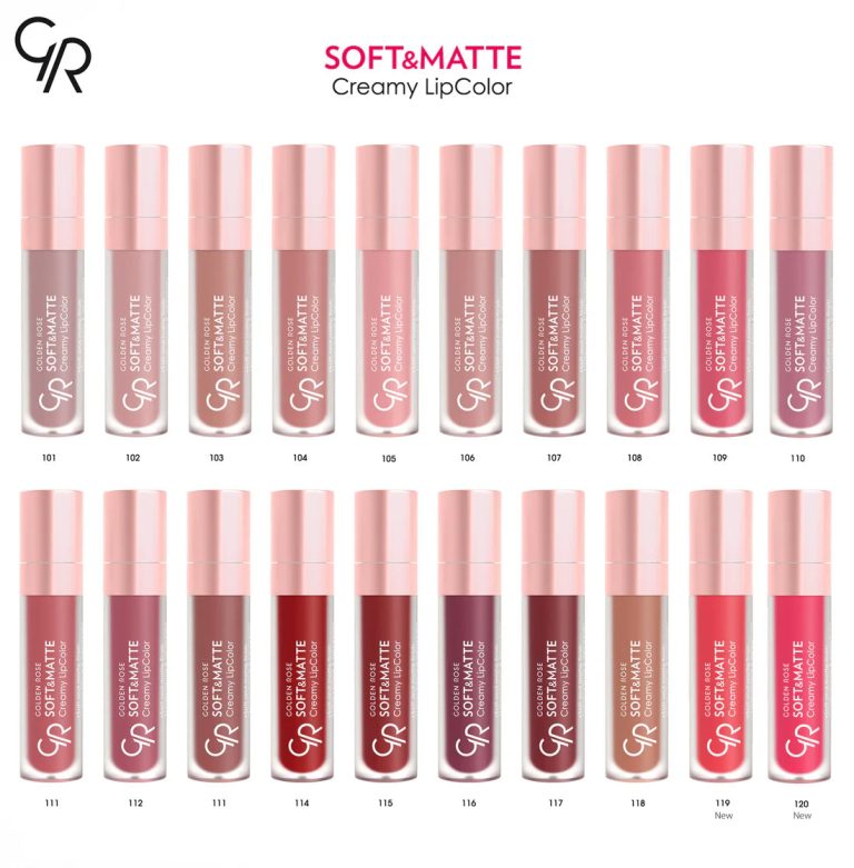 Golden Rose Soft & Matte Rouge à lèvres crème