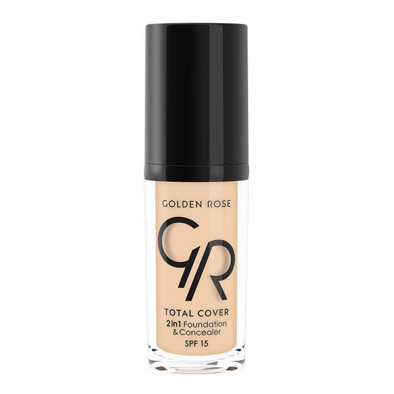 Golden Rose Total Cover 2 in 1 Fond de teint et correcteur Golden Rose Total Cover 2 in 1 Fond de teint et correcteur