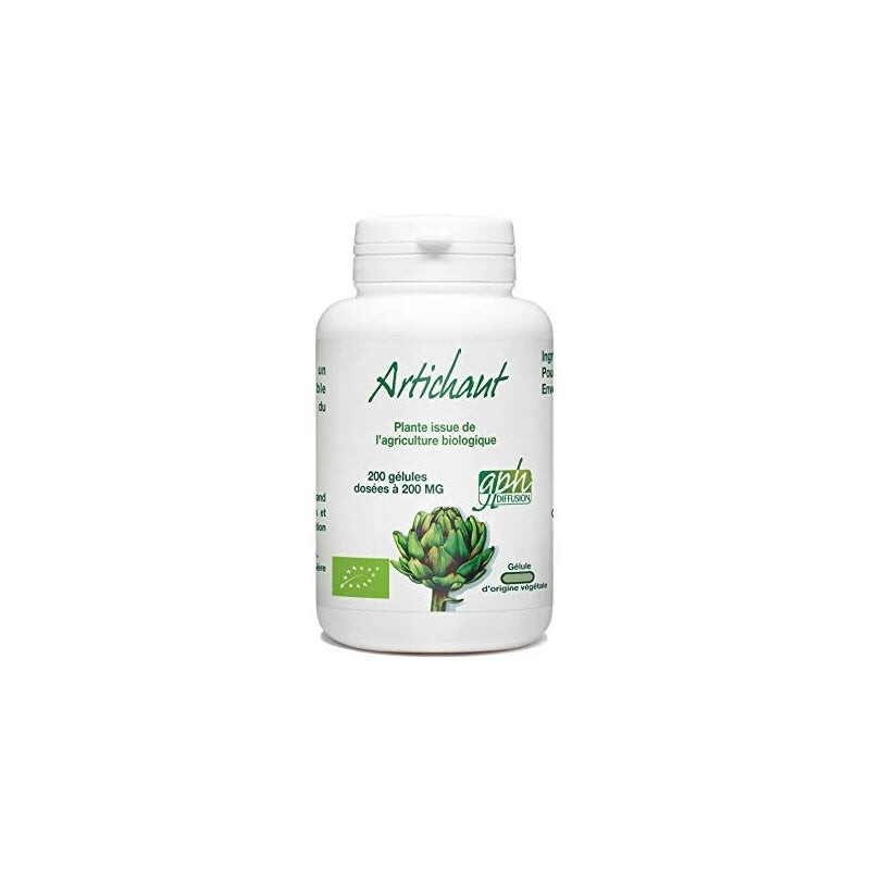 GPH Artichaut Bio 200 mg 200 gélules GPH Artichaut Bio 200 mg 200 gélules