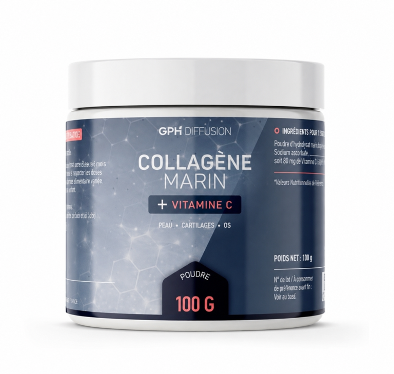 GPH Collagène marin + vitamine C poudre 100 g