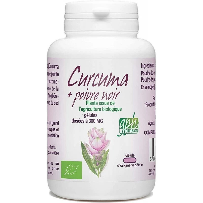 GPH Curcuma + poivre Bio 300 mg GPH Curcuma + poivre Bio 300 mg