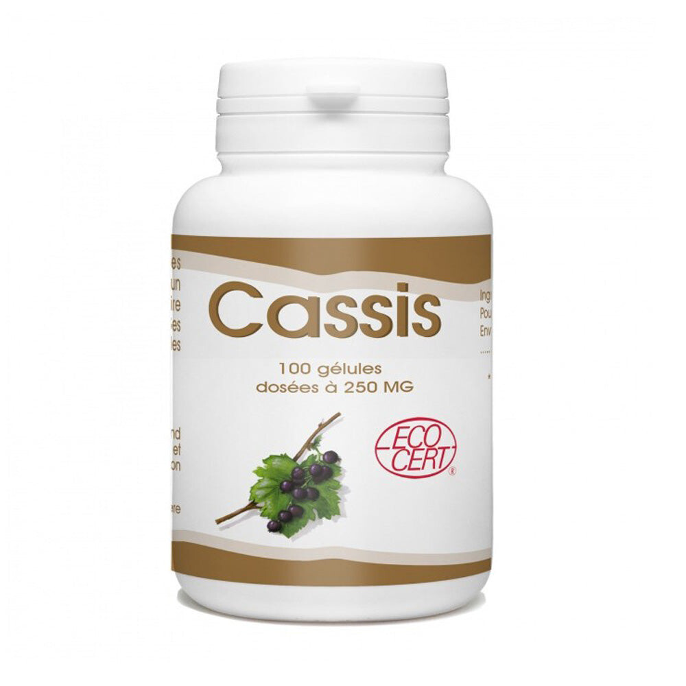 GPH Diffusion Cassis 250 mg 100 gélules GPH Diffusion Cassis 250 mg 100 gélules