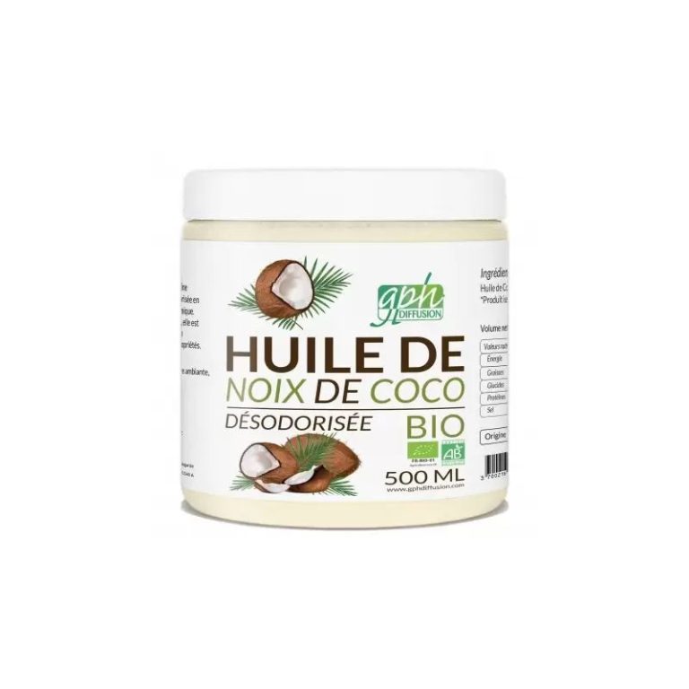 GPH Huile de noix de coco Bio 500 ml