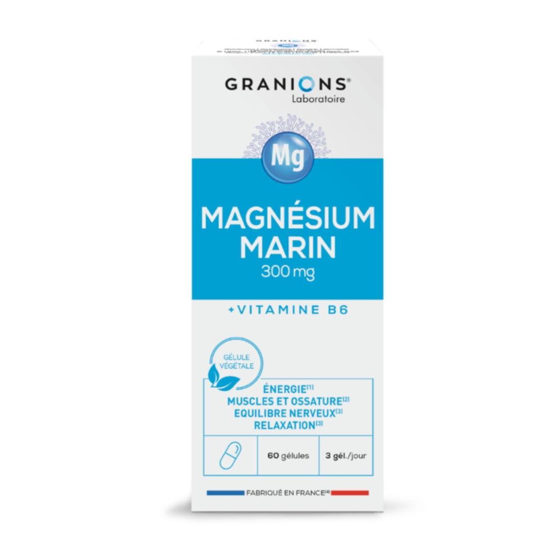 Granions Magnésium marin 300 mg 60 gélules Granions Magnésium marin 300 mg 60 gélules