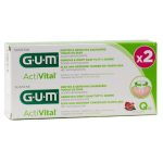 GUM ActiVital Gel dentifrice Lot de 2 x 75 ml
