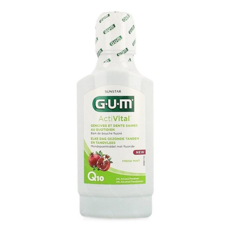 GUM ActiVital Q10 Bain de bouche 300 ml