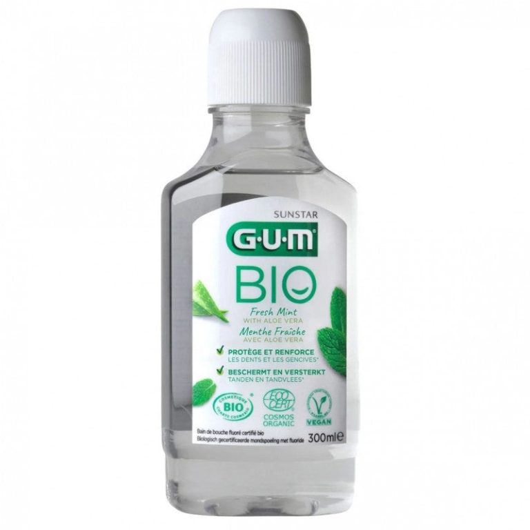 GUM Bio Bain de bouche Menthe fraîche 300 ml